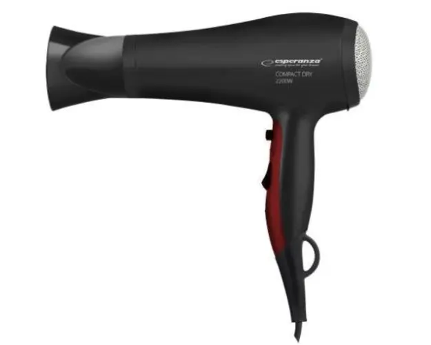Uscator de par Esperanza EBH004K Pamela, 2200W (Negru)