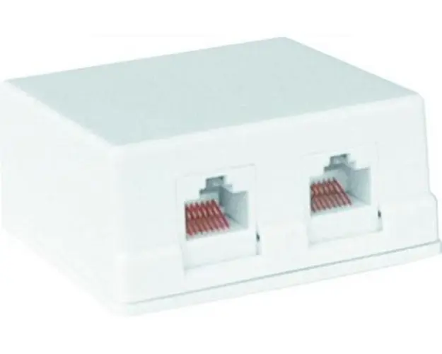 Priza Dubla OEM TEL0031, UTP, CAT.5