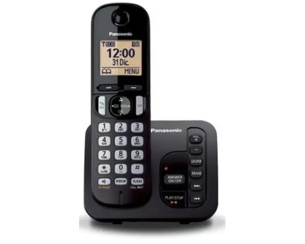 Telefon Fix Panasonic KX-TGC220FXB, Robot Digital