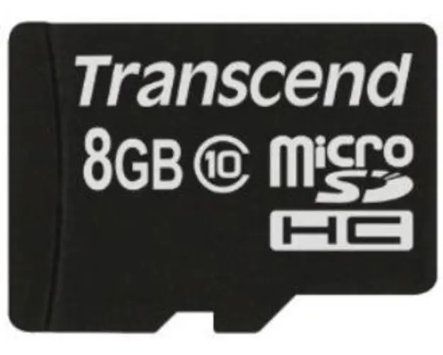 Card de memorie Transcend microSDHC, 8GB, Clasa 10