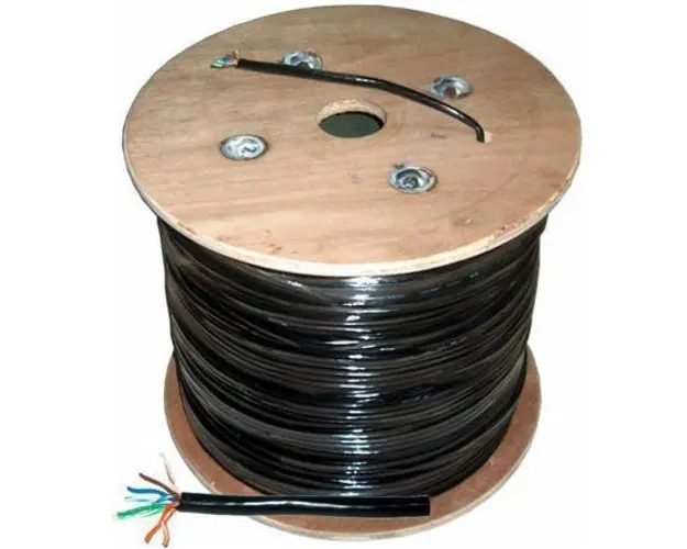 Cablu UTP OEM KAB0110, CAT.5e, 305m (Negru)