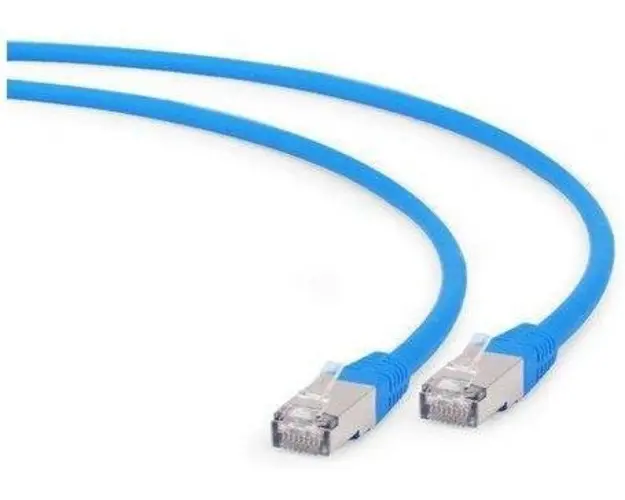 Cablu FTP Gembird PP6A-LSZHCU-B-0.25M, Patchcord, CAT.6a, 0.25 m (Albastru)