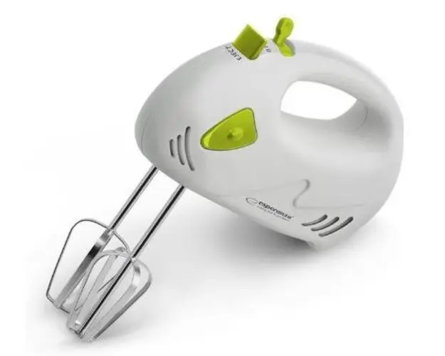 Mixer de mana Esperanza EKM007G MUFFIN, 125W (Alb-Verde)