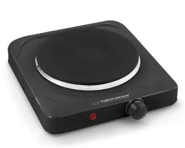 Plita electrica Esperanza EKH002K PINATUBO, 1500W (Neagra)