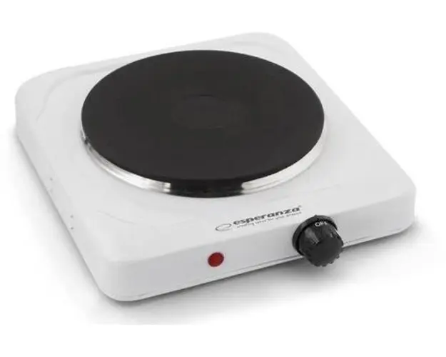 Plita electrica Esperanza EKH002W PINATUBO, 1000W (Alba)