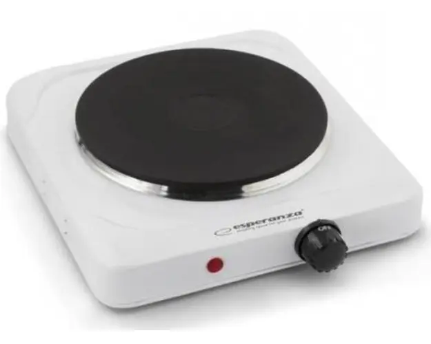 Plita electrica Esperanza EKH003W HELENS, 1000W (Alb)