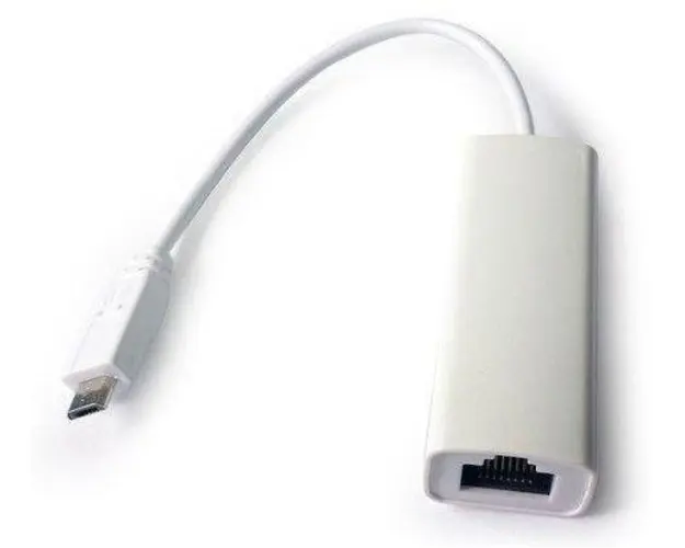 Adaptor micro USB-Ethernet Gembird NIC-MU2-01 (Alb)