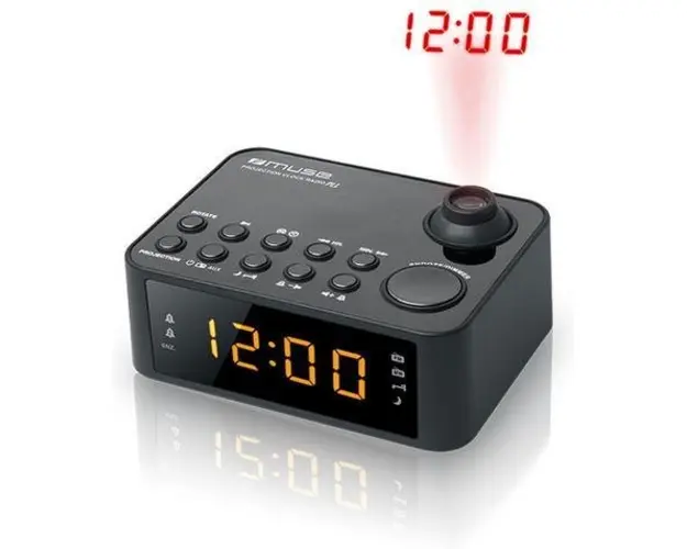 Radio cu ceas Muse M-178 P (Negru)