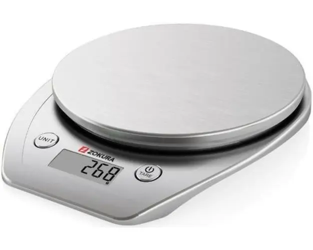 Cantar electronic de bucatarie Zokura Z1011, 5Kg (Argintiu)