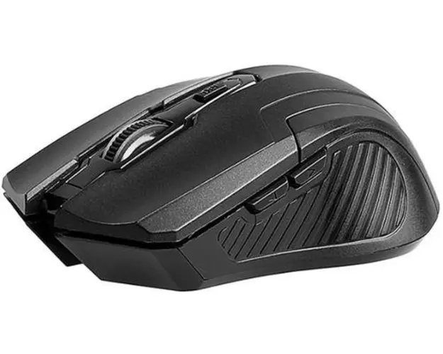 Mouse Wireless Tracer Fairy Black RF Nano (Negru)