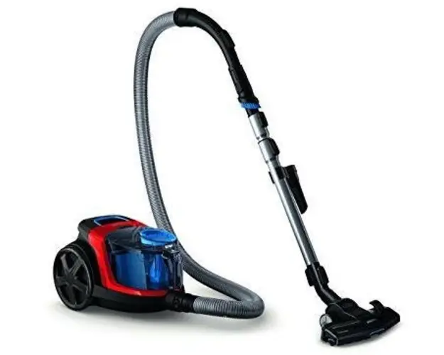Aspirator fara sac Philips PowerPro Compact FC9330/09, 650 W, PowerCyclone 5, Perii TriActive, Rosu