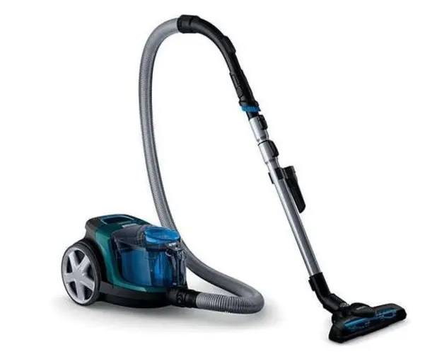 Aspirator fara sac Philips PowerPro FC9334/09, 900W, 1.5l, Clasa A (Negru-Verde)