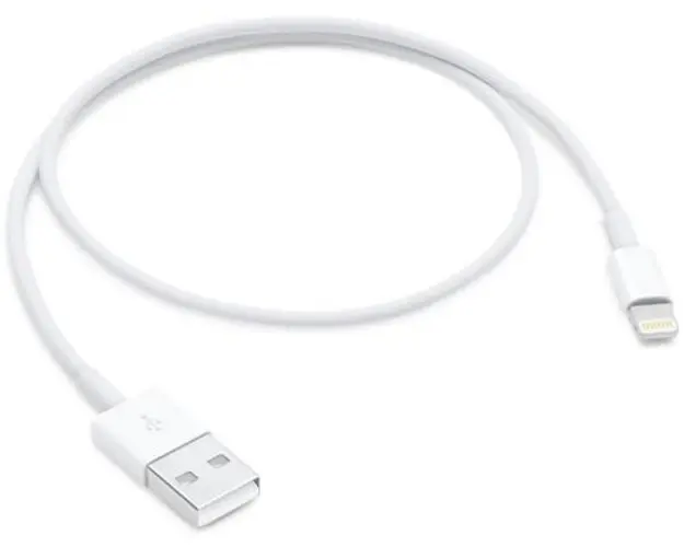 Cablu de date Apple me291zm/a, Lightning, 0.5m (Alb)