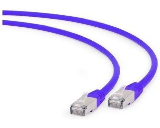 Cablu FTP Gembird PP6A-LSZHCU-V-0.5M, Patchcord, CAT.6a, 0.5 m (Violet)