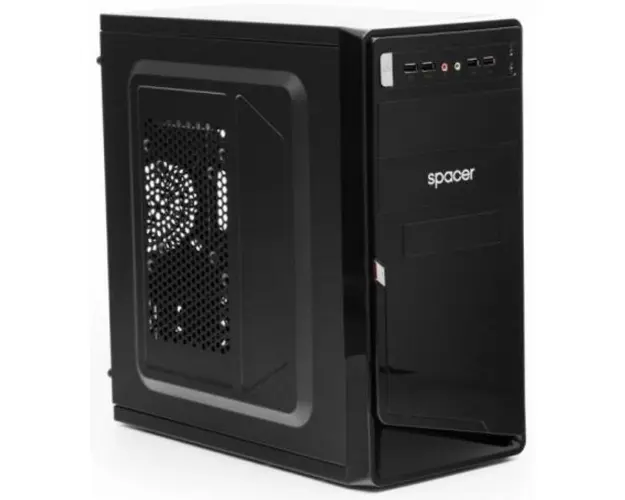 Carcasa Spacer SPC-MOON, 450W (Neagra)