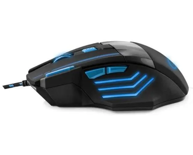 Mouse ESPERANZA Wolf (Negru/Albastru)