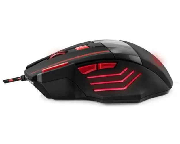 Mouse ESPERANZA Wolf (Negru/Rosu)