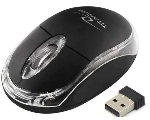 Mouse ESPERANZA Titanium Condor, Wireless (Negru)