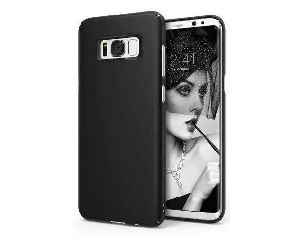 Husa Protectie Spate Samsung Galaxy S8 Plus Slim Black Ringke pentru Samsung Galaxy S8 Plus (Negru)