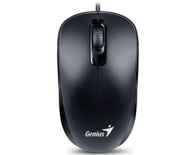 Mouse Genius DX-110, Ambidextru (Negru)