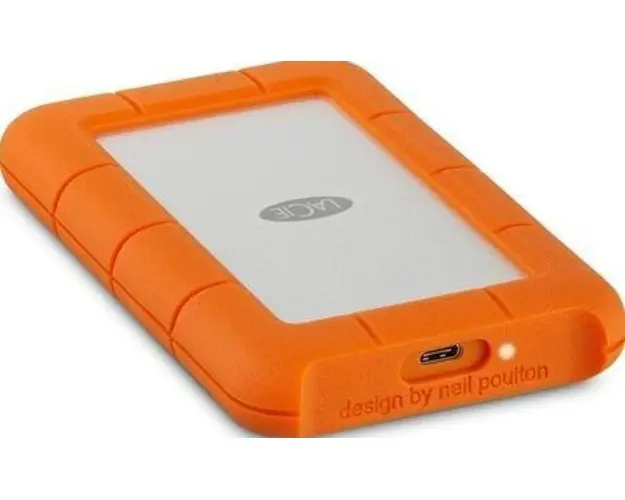 HDD Extern LaCie Rugged, 2.5 inch, 4TB, USB 3.1, Rezistent la socuri (Portocaliu)