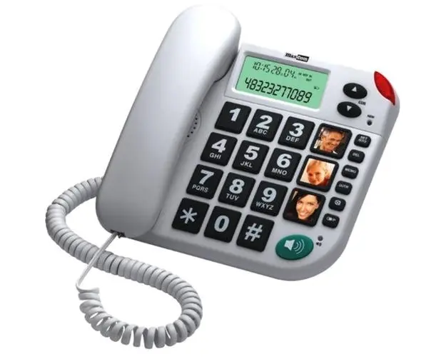 Telefon Fix MaxCom KXT480 (Alb)