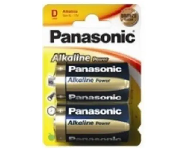 Baterii Foto Alkaline Panasonic LR20APB/2BP, 1.5 V, 2 Buc
