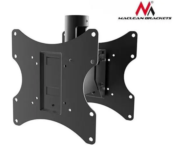 Suport Tavan Maclean MC-702, Dual, 23inch - 42inch, 50 Kg (Negru)
