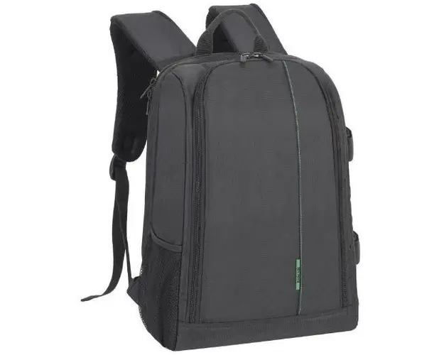 Rucsac laptop Rivacase Green Mantis 7490 black, 15.6inch (Negru) 