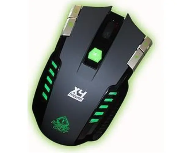 Mouse Keepout X4 Gaming (Negru/Verde)
