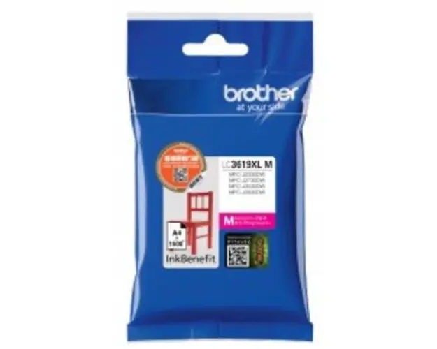 Cartus cerneala Brother LC3619XLM, acoperire 1500 pagini (Magenta)