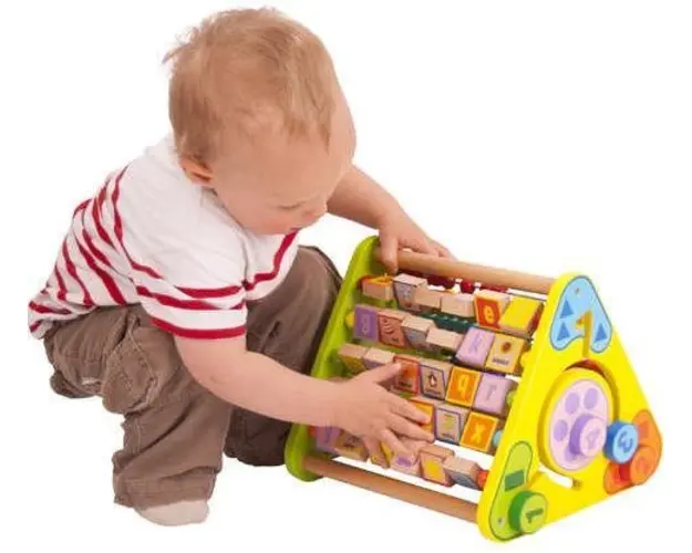Joc interactiv BigJigs Centru de activitati - litere si imagini in engleza