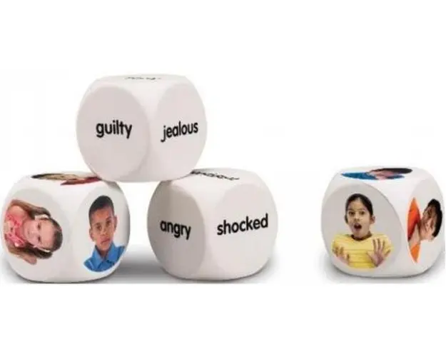 Joc interactiv Learning Resources Cuburi pentru conversatii - emotii
