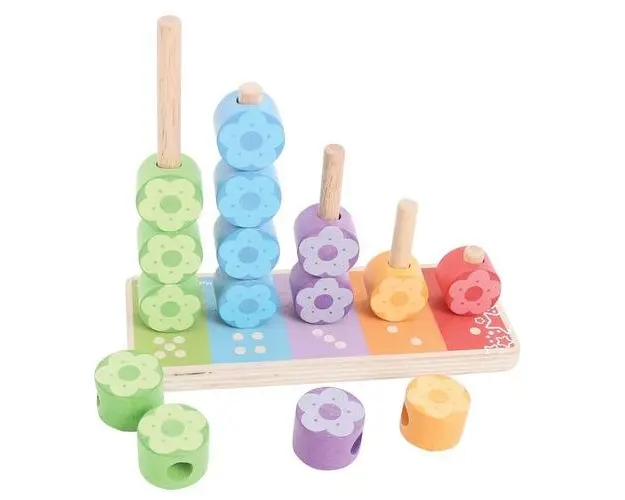 Joc matematic BigJigs Numaratoarea florilor