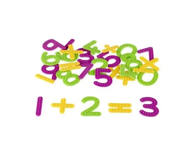 Joc matematic Learning Resources Set tactil - Cifre si operatii