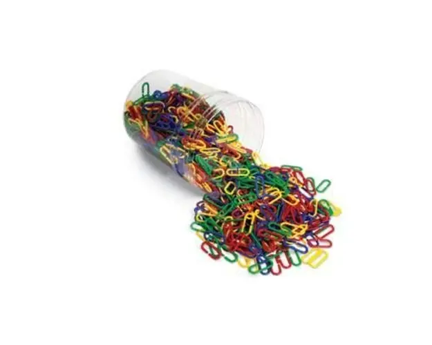 Joc matematic Learning Resources Linknlearn - verigi 4 culori set 500 buc.