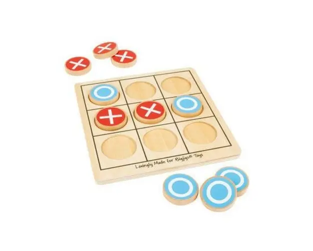 Joc de masa BigJigs Joc educativ - X si Zero