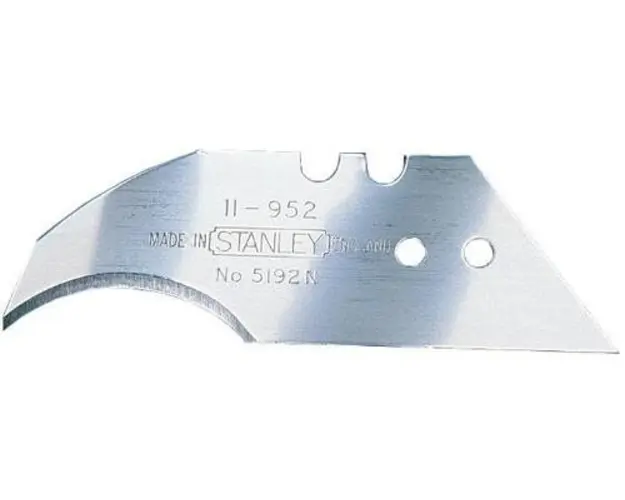 Set 5 lame cutter Stanley 0-11-952, trapezoidal, tais concav