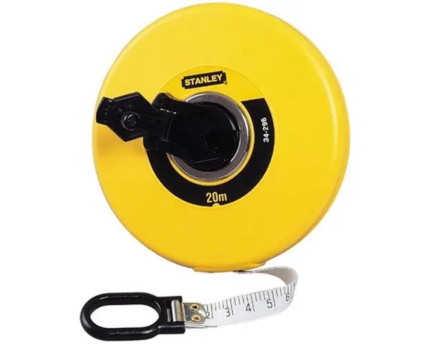 Ruleta Stanley 0-34-296, banda din fibra de sticla, 20 m