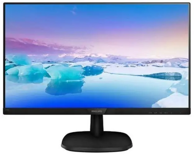 Monitor IPS LED Philips 27inch 273V7QDAB/00, Full HD (1920 x 1080), VGA, DVI, HDMI, Boxe, 5 ms (Negru)