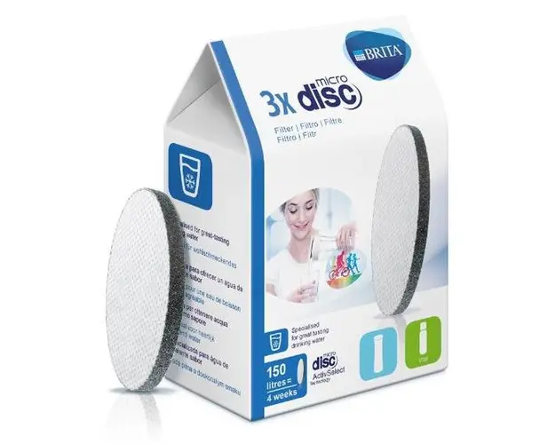 Set filtre Brita Microdisc pentru Fill&Go si Fill&Serve BR1020107, 3 buc