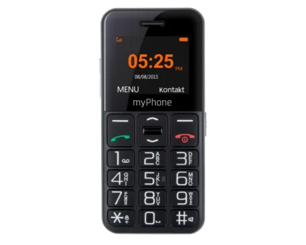 Telefon Mobil myPhone Halo Easy, TFT 1.77inch, 0.3MP, 2G (Negru)
