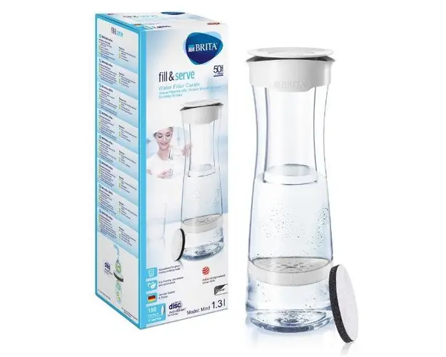 Carafa filtrare apa Brita Fill&Serve BR1020115, 1.3 l (Alb)