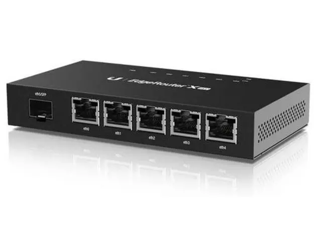 Router Ubiquiti ER-X-SFP, Gigabit, 5 Porturi