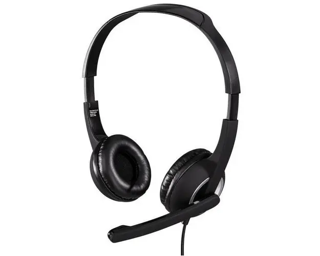 Casti Stereo cu microfon Hama Essential HS 300, microfon (Negru)