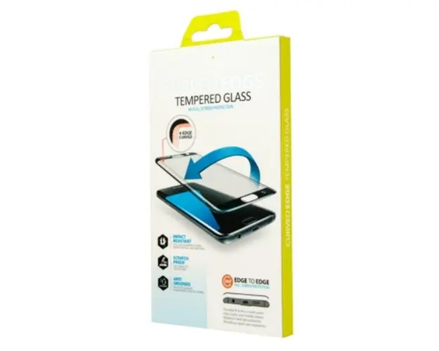 Folie Protectie Sticla Temperata Lemontti LFST3DG955BK pentru Samsung Galaxy S8 Plus (Sticla Curbata/Negru)
