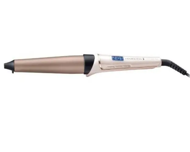 Ondulator Remington PROluxe CI91X1, Tehnologie OPTIheat, 210 grade, 10 setari de temperatura, Functie PRO+, 25-38 mm (Auriu)