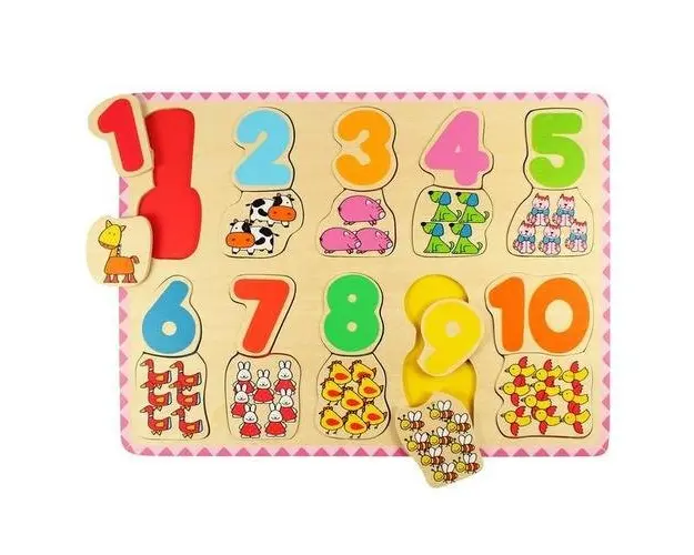 Puzzle BigJigs numere si culori