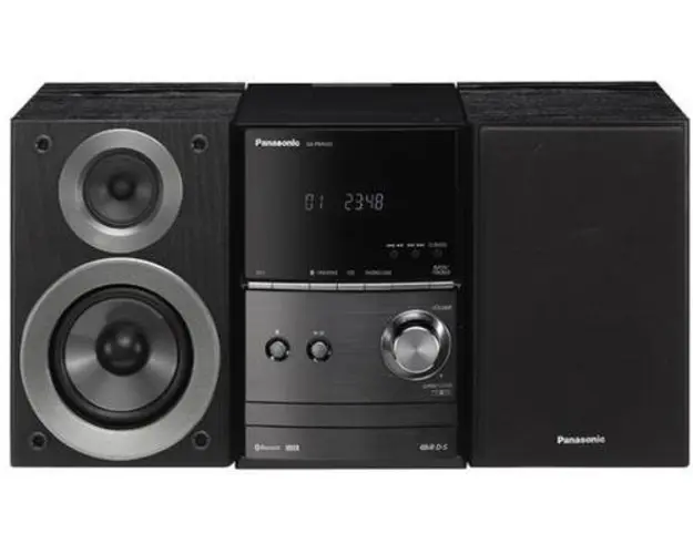 Micro Sistem Audio Panasonic SC-PM600EG-K, 40 W, Radio FM, CD, USB, Bluetooth (Negru)
