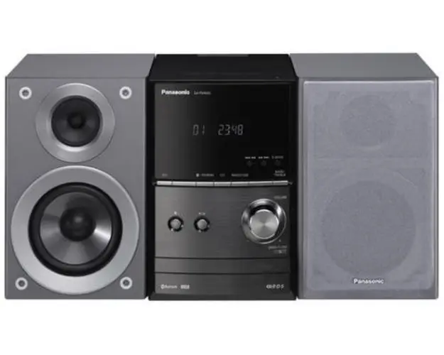 Micro Sistem Audio Panasonic SC-PM600EG-S, 40 W, Radio FM, CD, USB, Bluetooth (Argintiu)